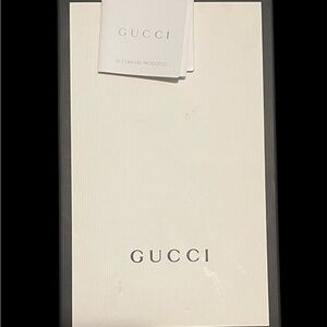 Gucci Black Leather Bag with Gold Chain